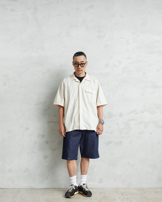未使用タグ付き　Lee Mathews / Drill ショートパンツ Lee リー LM5809 FLeeasy Shorts ルーズフィット ショートパンツ