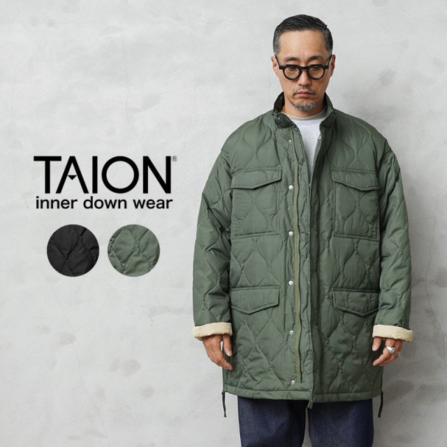 ☆大幅割引中☆【即日出荷対応】TAION タイオン TAION-M65WZML-1 MILITARY LINE ミリタリー M-65 ダウンジャケット【F6】【Sx】【T】