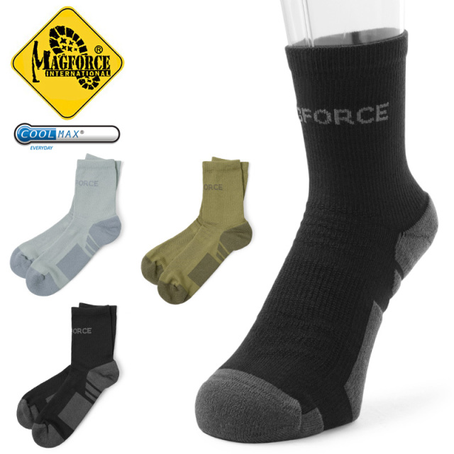 【2足以上お買い上げでノベルティ 】【ネコポス便対応】MAGFORCE マグフォース C-6502 6 COOLMAX SOCKS ソックス【キャンペーン対象外】 靴下【T】