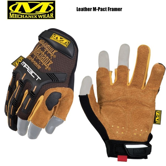 ★カートで割引対象品★【即日出荷対応】【ネコポス便対応】Mechanix Wear メカニックス Leather M-Pact Framer レザーエムパクトフレーマーグローブ 手袋【T】