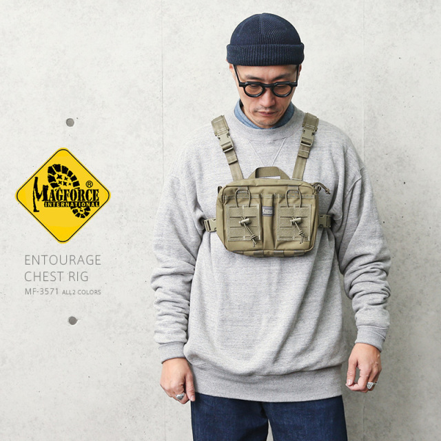 【8月25日前後で発送予定】★カートで割引対象品★MAGFORCE マグフォース MF-3571 ENTOURAGE CHEST RIG（アントラージュ チェストリグ）TAN【T】