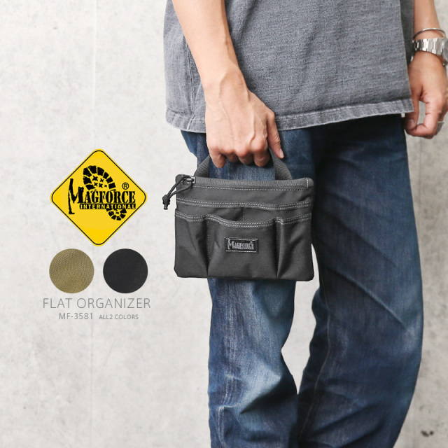 ★カートで割引対象品★【ネコポス便対応】MAGFORCE マグフォース MF-3581 Flat Organizer（フラットオーガナイザー）ポーチ【T】
