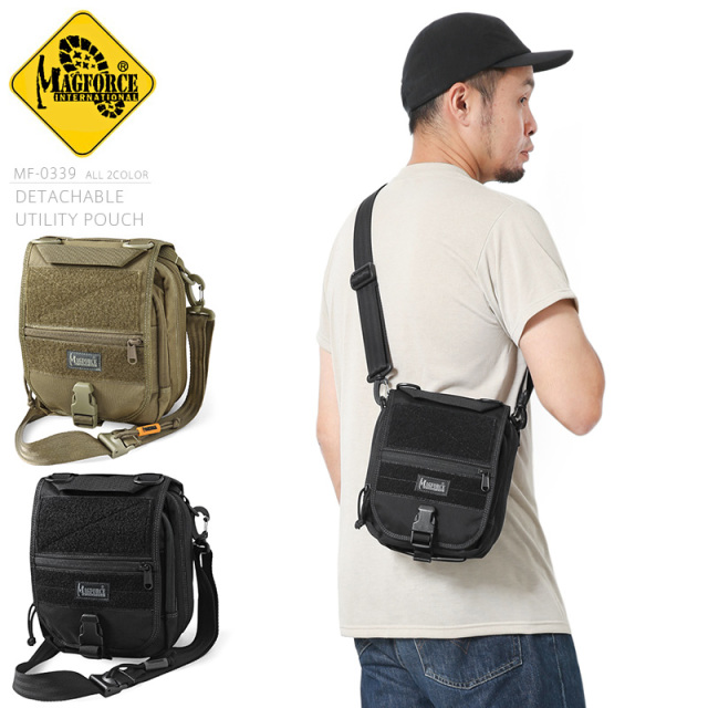 【8月25日前後で発送予定】★カートで割引対象品★MAGFORCE マグフォース MF-0339 DETACHABLE UTILITY POUCH ショルダーポーチ / ショルダーバッグ【T】
