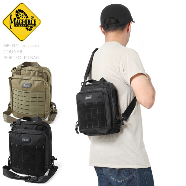 【8月25日前後で発送予定】★カートで割引対象品★MAGFORCE マグフォース MF-0341 COUGAR PORTFOLIO スリングバッグ / ショルダーバッグ【T】