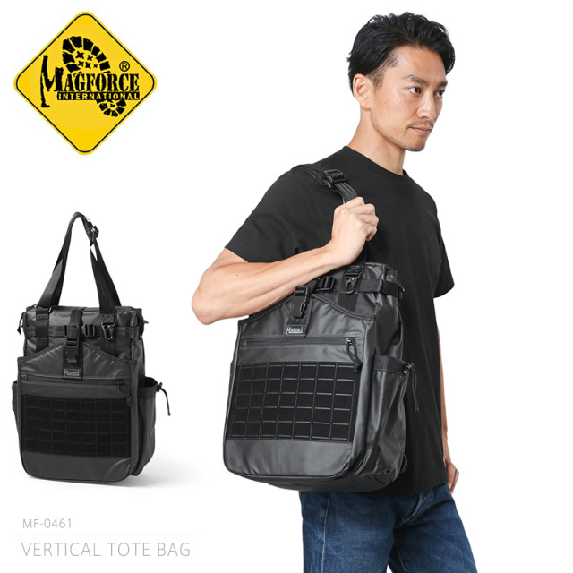 【8月25日前後で発送予定】★カートで割引対象品★MAGFORCE マグフォース MF-0461 VERTICAL TOTE BAG トートバッグ【T】