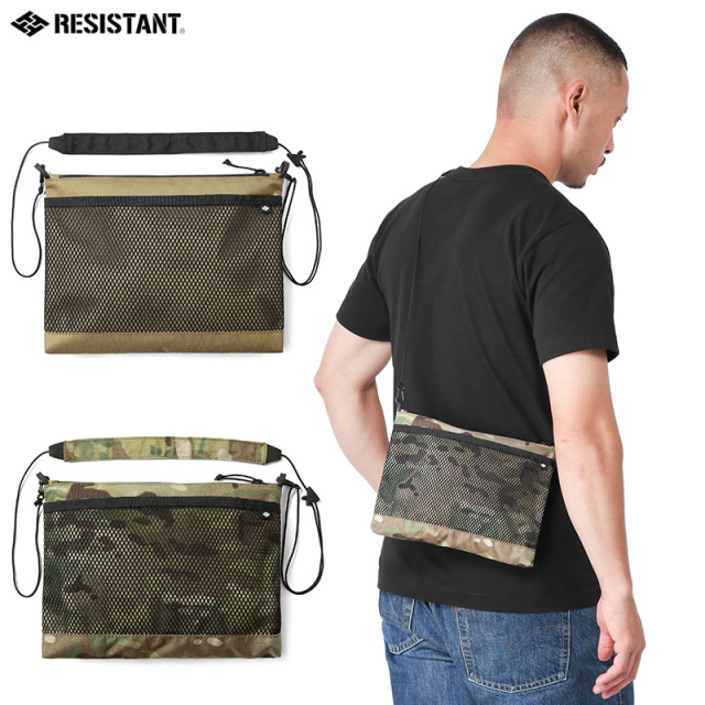 ★カートで割引対象品★【即日出荷対応】【ネコポス便対応】RESISTANT レジスタント MIDGET PLUS ミジェットプラス サコッシュ ショルダーポーチ #2【T】
