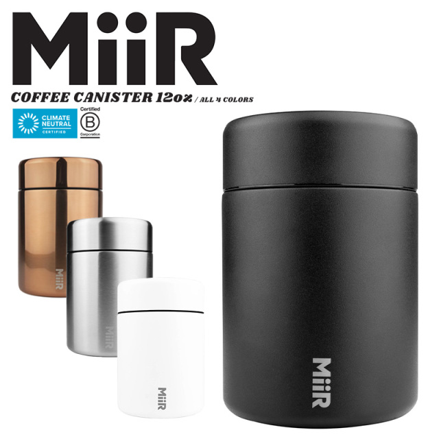 【メーカー取次】MiiR ミアー Coffee Canister コーヒーキャニスター 12oz【キャンペーン対象外】【R】