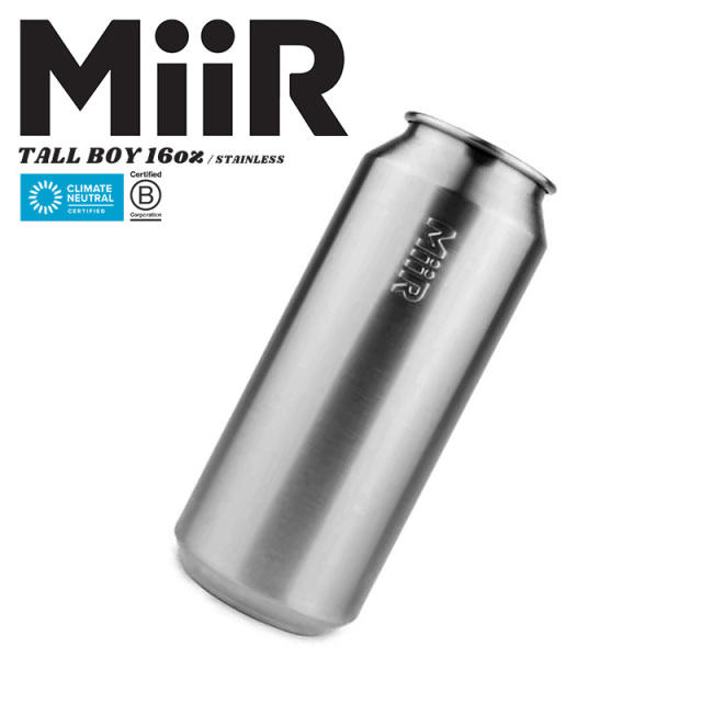 【メーカー取次】MiiR ミアー Tall Boy 16oz ステンレスビアカップ【キャンペーン対象外】【R】
