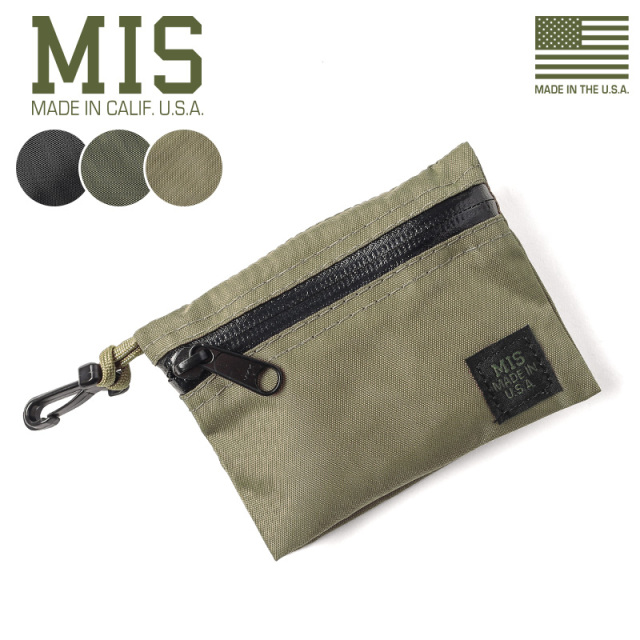★カートで割引対象品★【即日出荷対応】【ネコポス便対応】MIS エムアイエス MIS-1040 ダブルスモールポーチ MADE IN USA【Sx】【T】