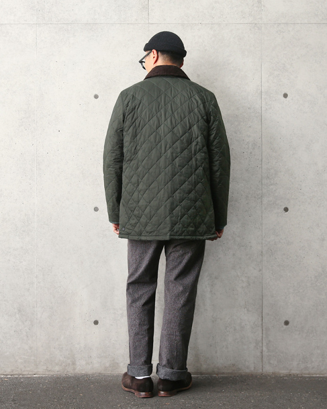 新品】Barbour リッズデール 丸かっ SL ウール キルティング ジャケット