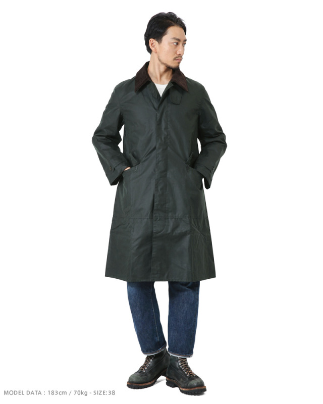 Barbour バブアー MWX1358 SINGLE BREASTED コート