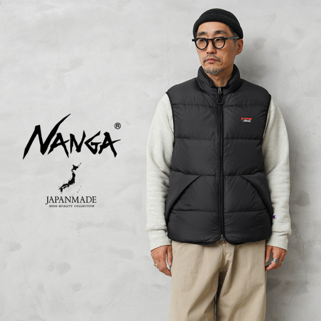 ★カートで割引対象品★NANGA ナンガ N2530-0A501A LIGHT WEIGHT PLAYLAND ダウンベスト MADE IN JAPAN【Sx】【T】