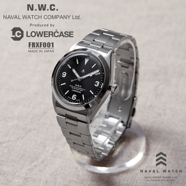 【即日出荷対応】NAVAL WATCH ナバルウォッチ FRXF001 Produced By LOWERCASE Boys Oyster 3連メタルバンド リストウォッチ（腕時計）日本製【キャンペーン対象外】【T】