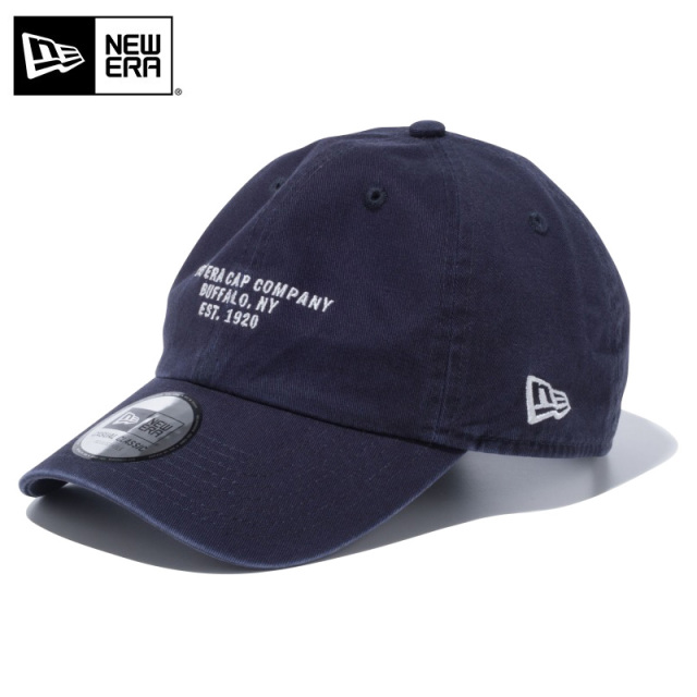 ★只今10％OFF★【即日出荷対応】NEW ERA ニューエラ 12326082 Casual Classic リアストラップエンブロイダリー ベースボールキャップ NEW ERA CAP COMPANY ネイビー × クラウド【Sx】【T】