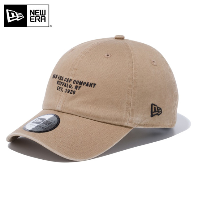 ★只今10％OFF★【即日出荷対応】NEW ERA ニューエラ 12326084 Casual Classic リアストラップエンブロイダリー ベースボールキャップ NEW ERA CAP COMPANY カーキ × ブラック【Sx】【T】