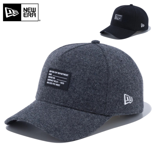 ★カートで割引対象品★【即日出荷対応】NEW ERA ニューエラ 9FORTY A-Frame メルトン ウーブンパッチ キャップ【Sx】【T】