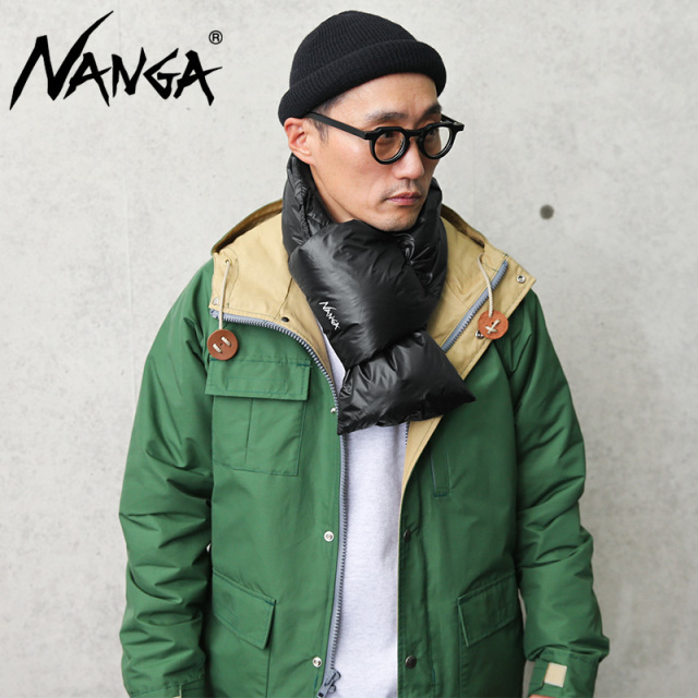 ★カートで割引対象品★【即日出荷対応】NANGA ナンガ PORTABLE LIGHT DOWN MUFFLER（ポータブルライトダウンマフラー）【Sx】【T】