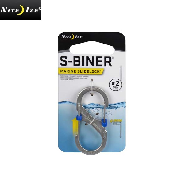 ★カートで割引対象品★【ネコポス便対応】NITE IZE ナイトアイズ S-BINER Marine SLIDELOCK #2【T】