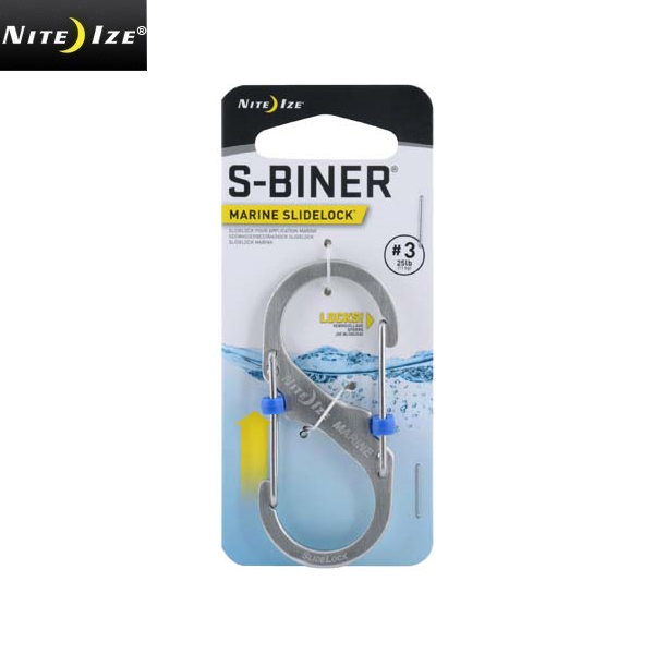 ★カートで割引対象品★【ネコポス便対応】NITE IZE ナイトアイズ S-BINER Marine SLIDELOCK #3【T】