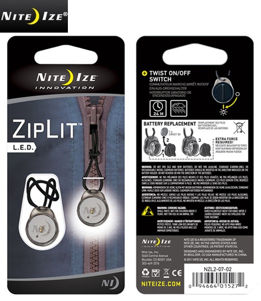 ★カートで割引対象品★NITE IZE ナイトアイズ  ZIPLIT ジップリット【T】