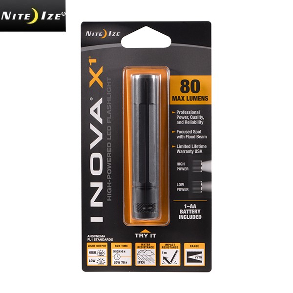 ★カートで割引対象品★NITE IZE ナイトアイズ INOVA フラッシュライト X1【T】