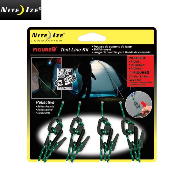 ★カートで割引対象品★NITE IZE ナイトアイズ FIGURE9 TENT LINE KIT フィギュア9 テントラインキット パップテント【T】