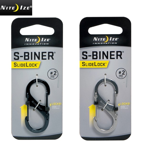 ★カートで割引対象品★【ネコポス便対応】NITE IZE ナイトアイズ S-BINER STAINLESS SLIDELOCK #2【T】