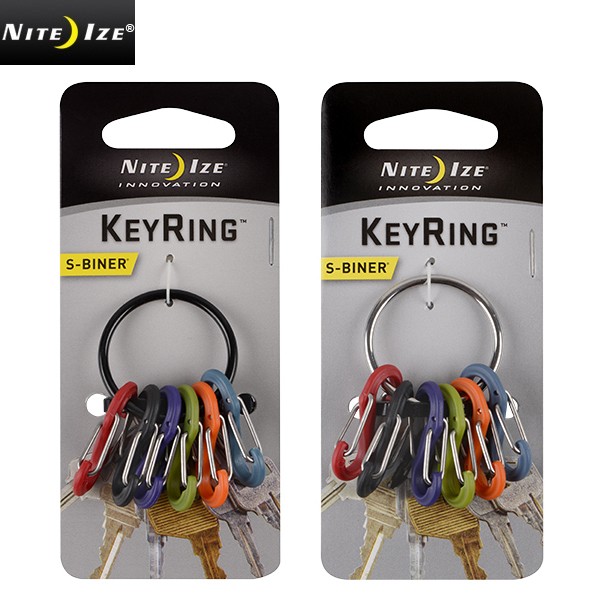 ★カートで割引対象品★NITE IZE ナイトアイズ S-BINER KEYRING【T】