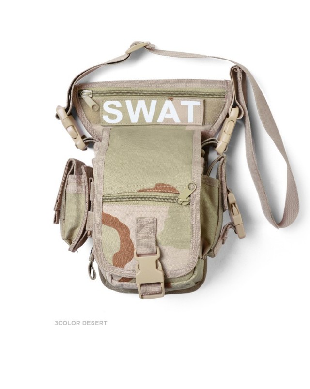 ★カートで割引対象品★新品 多機能ミリタリーレッグポーチ ７色【T】