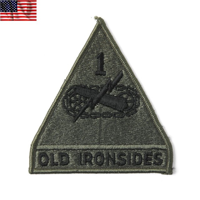 ★カートで割引対象品★【ネコポス便対応】新品 米軍 U.S.ARMY 第一機甲師団パッチ（ワッペン）【T】