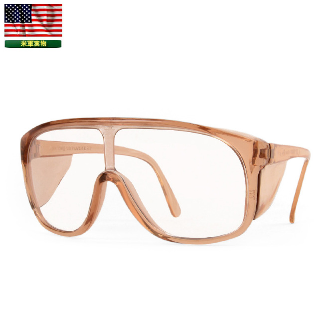 実物 新品 米軍 SAFETY SPECTACLE GOGGLES 米軍放出品 ゴーグル【キャンペーン対象外】【T】ミリタリー