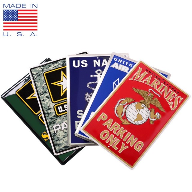★大幅割引中★新品 US ミリタリー PARKING ONLY サインプレート Large【T】【キャンペーン対象外】
