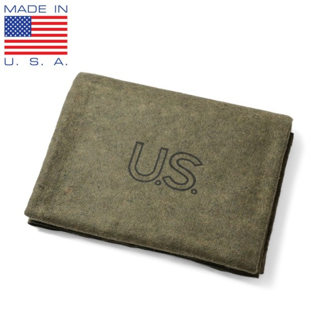 MADE IN USA ミリタリー ウールブランケット U.S.【キャンペーン対象外】【T】