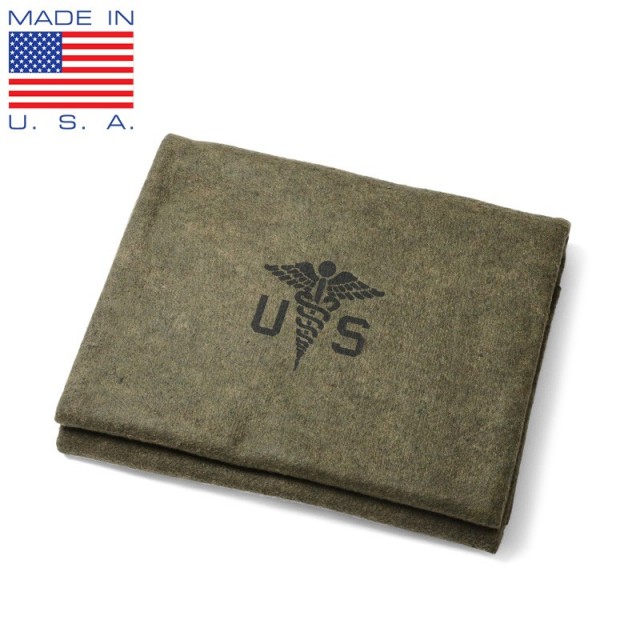 MADE IN USA ミリタリー ウールブランケット U.S. MEDIC【キャンペーン対象外】【T】