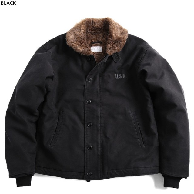 ランキング上位のプレゼント 米軍 N-1デッキジャケット 通販 ミリタリーショップ USED加工 ジャケット・アウター