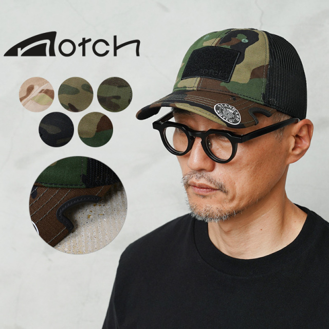 【即日出荷対応】Notch Gear ノッチギア Classic Adjustable Operator Camo メッシュキャップ【T】