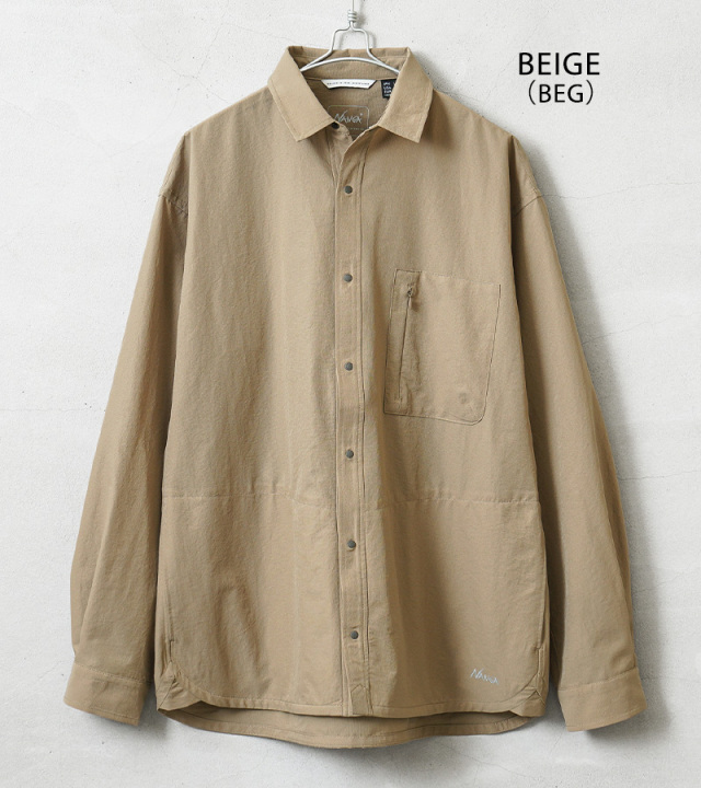 NANGA ナンガ NW2411-1E905 DotAir COMFY L/S SHIRT ドットエア