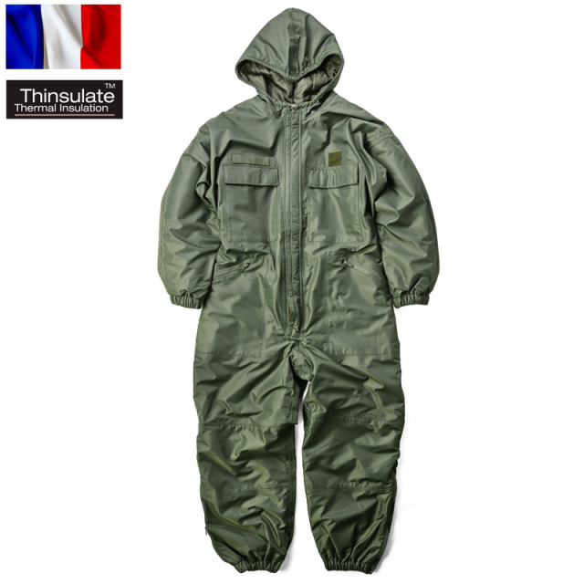 実物 新品 フランス軍 PROLINE HOODED カバーオール Thinsulateミリタリーファッション 軍パン 軍服【キャンペーン対象外】【T】