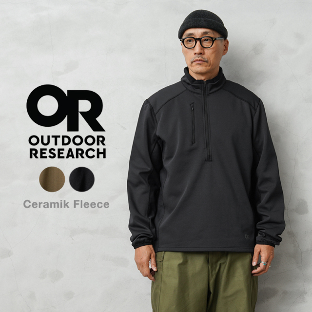 【即日出荷対応】OUTDOOR RESEARCH アウトドアリサーチ 322805 Men’s セラミック フリース ハーフジップ【T】