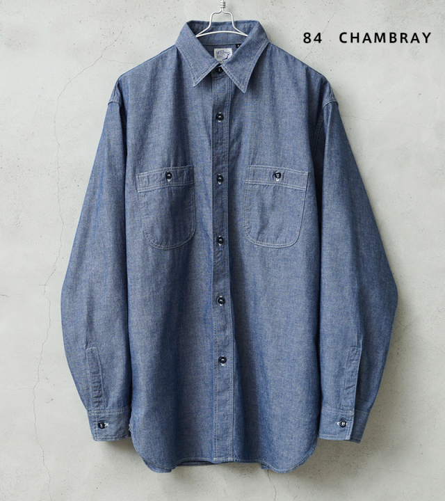 orSlow オアスロウ 01-8270 CHAMBRAY WORK SHIRTS シャンブレーシャツ