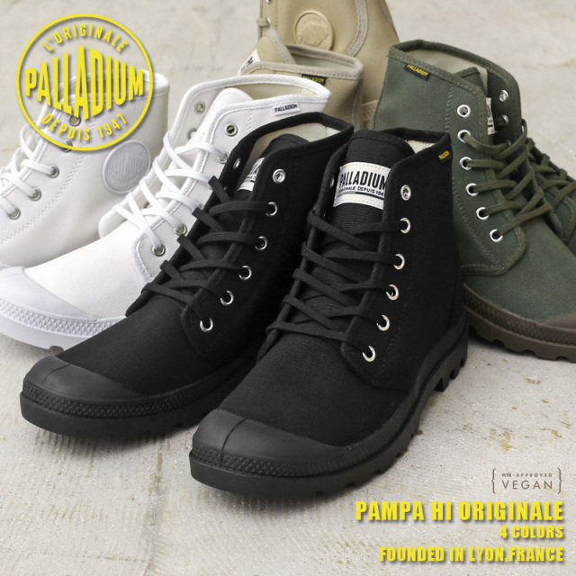 ☆大幅割引中☆PALLADIUM パラディウム 75349 PAMPA HI ORIGINALE パンパ ハイ オリジナーレ ハイカット キャンバススニーカー【キャンペーン対象外】【T】