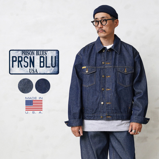 PRISON BLUES プリズンブルース PRBS200 デニム ウエスタンジャケット 