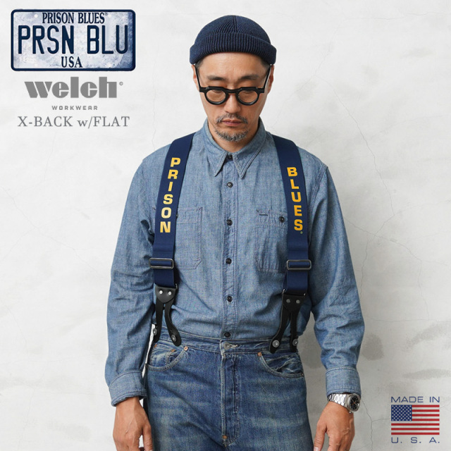 プリズンブルース　デニム　オーバーオール 囚人達のハンドメイド プリズンブルース PRISON BLUES made in USA