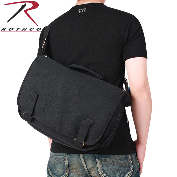★カートで割引対象品★ROTHCO ロスコ ヨーロピアン スクールバッグ ブラック【8118】【T】