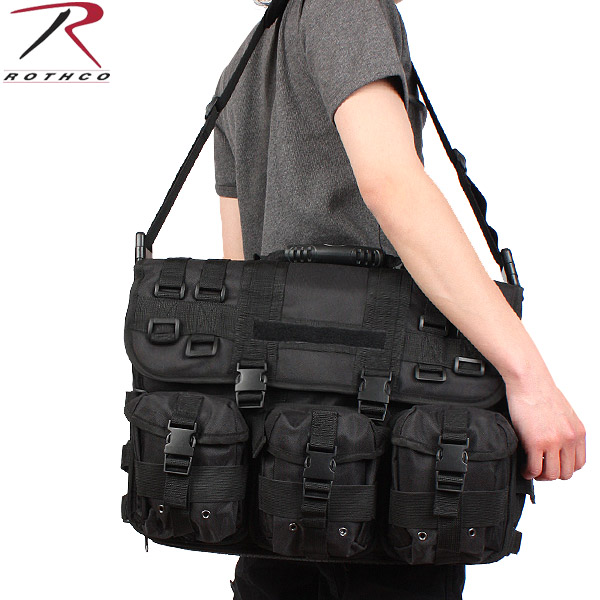 ★カートで割引対象品★ROTHCO ロスコ M.O.L.L.E. TACTICAL　LAPTOP/BRIEFCASE ブラック【3131】【T】