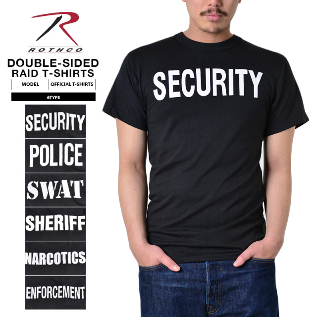 ★カートで割引対象品★ROTHCO ロスコ DOUBLE-SIDED オフィシャル トレーニングTシャツ6タイプ【T】