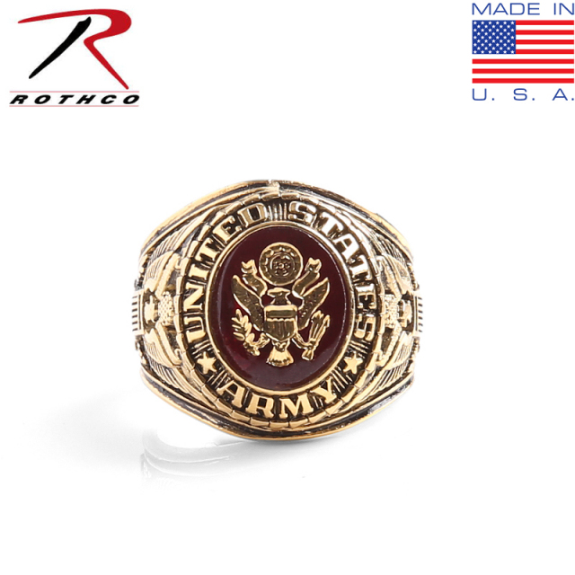 ★カートで割引対象品★ROTHCO ロスコ DELUXE ミリタリーリング ARMY【T】