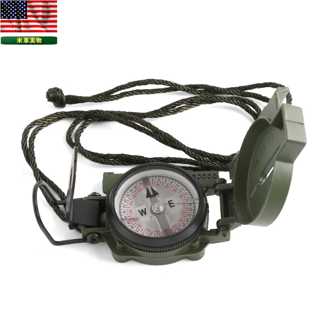 実物 新品 米軍レンザティックコンパス 米軍放出品 方位磁石【キャンペーン対象外】【T】ミリタリー