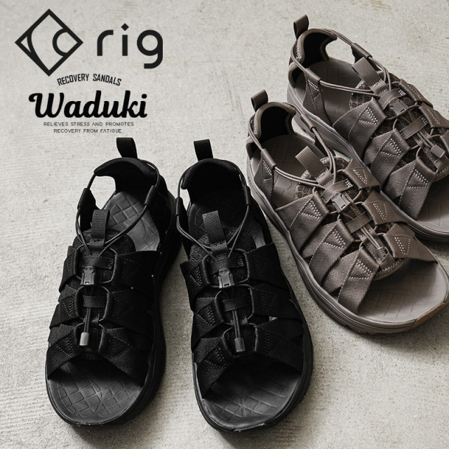 ★カートで割引対象品★【即日出荷対応】rig FOOTWEAR リグフットウェア RG0028 Waduki ワドゥキ リカバリーサンダル【Sx】【T】
