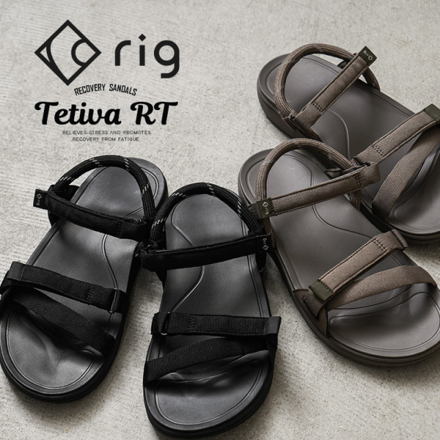 美品　rig footwear ka リカバリーサンダル 28cm rig FOOTWEAR/リグフットウェア